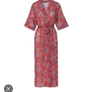 Verdelimon Paisley print caftan